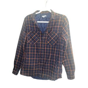 ✨Banks Journal Men’s Plaid Quilted Sz Small Shacket✨